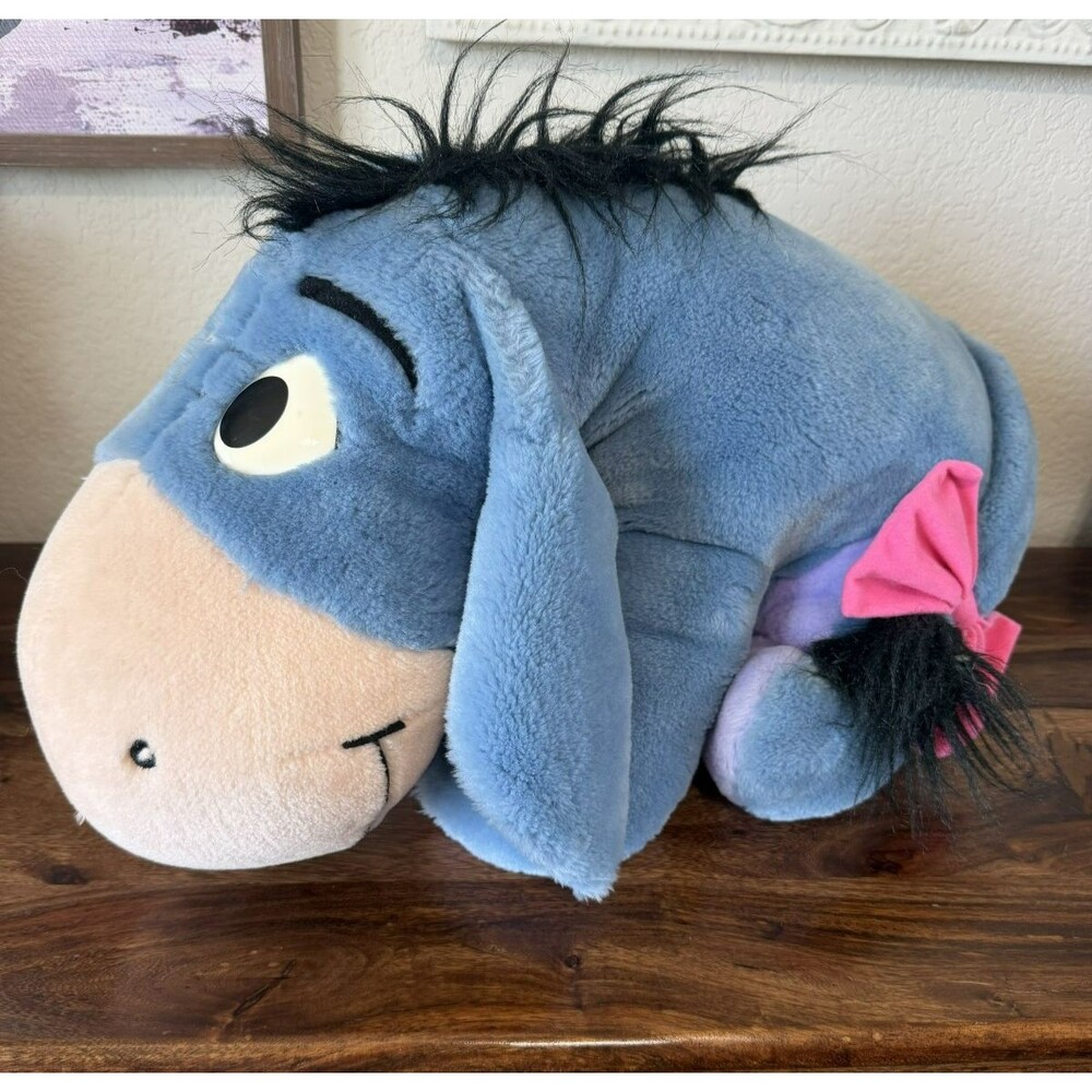 Vintage 90's Large Plush Eeyore Winnie the Pooh Disney Mattel- EXCELLENT